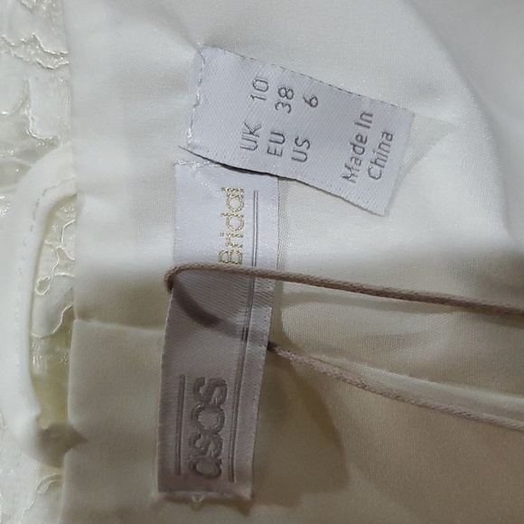Asos bridal wedding lace overlay blazer nwt - Picture 5 of 7